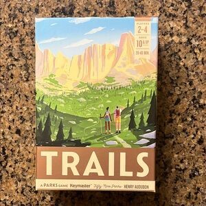 TRAILS 2-4 player game from Keymaster NEW